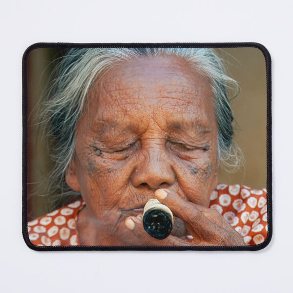 Item preview, Smoking a Cheroot in Bagan designed and sold by Kezzles.