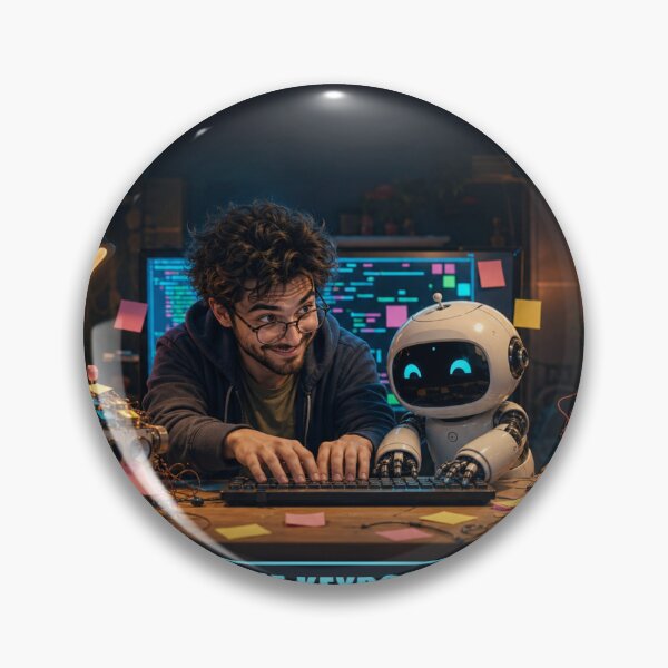 Item preview, Pair Programming — One Keyboard, Two Bad Ideas designed and sold by Valmere-Punk.