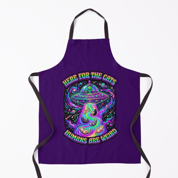 Item preview, Here For The Cats Humans Are Weird   designed and sold by WoodburyLake.