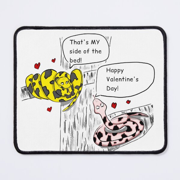 Item preview, Funny snake cartoon: female snake gets cross with partner designed and sold by KPlayerAdhder.