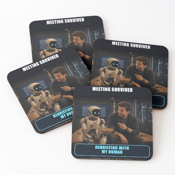 Item preview, Meeting Survived — Debriefing With My Human designed and sold by Valmere-Punk.