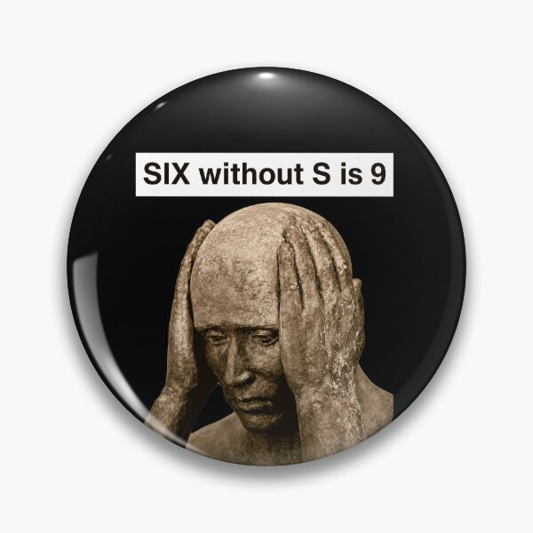 Item preview, Funny Six Without S Is 9 Math Wordplay designed and sold by elderberry.
