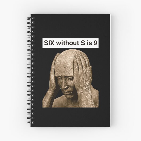 Item preview, Funny Six Without S Is 9 Math Wordplay designed and sold by elderberry.