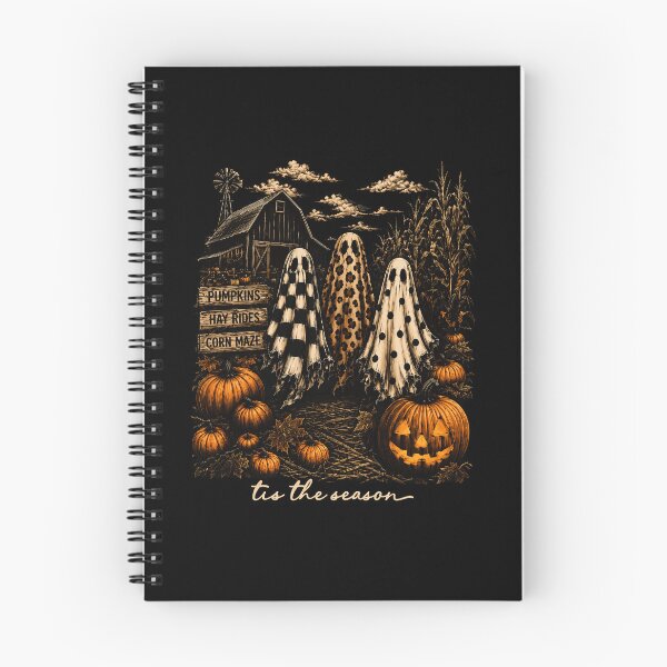 Item preview, Ghosts Pumpkin Patch Halloween Farm Season designed and sold by elderberry.