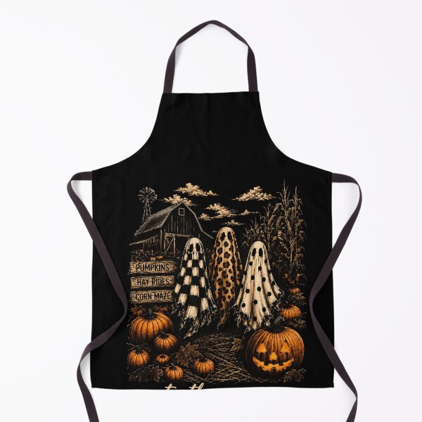 Item preview, Ghosts Pumpkin Patch Halloween Farm Season designed and sold by elderberry.