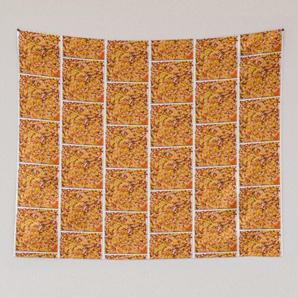 Item preview, Warm Crayon Dot Explosion Abstract Art designed and sold by THE SPLATTERED HAUS BY SAGE BANKS.