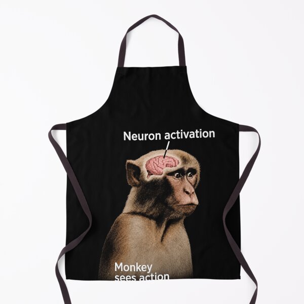 Item preview, Neuron Activation Monkey Reaction Meme designed and sold by elderberry.