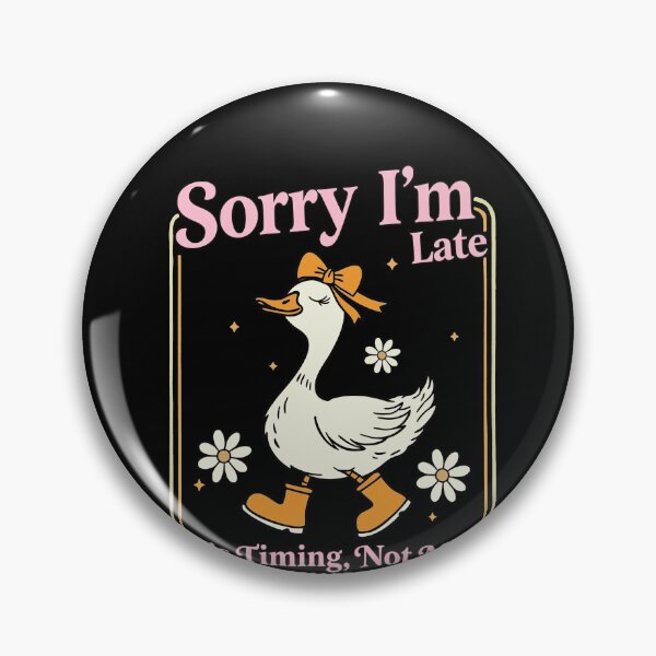 Item preview, Christian Goose Sorry Im Late His Timing Not Mine designed and sold by elderberry.