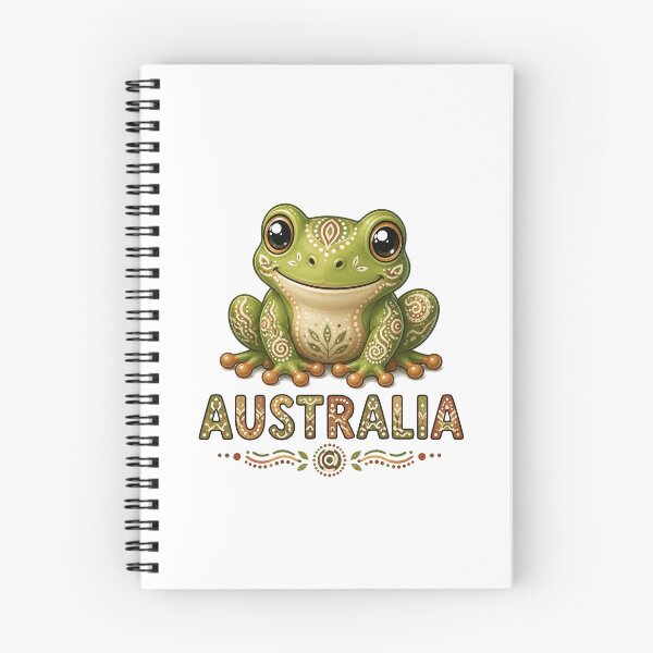 Item preview, Little Creatures of Australia – Green Tree Frog - Indigenous-Inspired Design designed and sold by Indigenous-Aus.