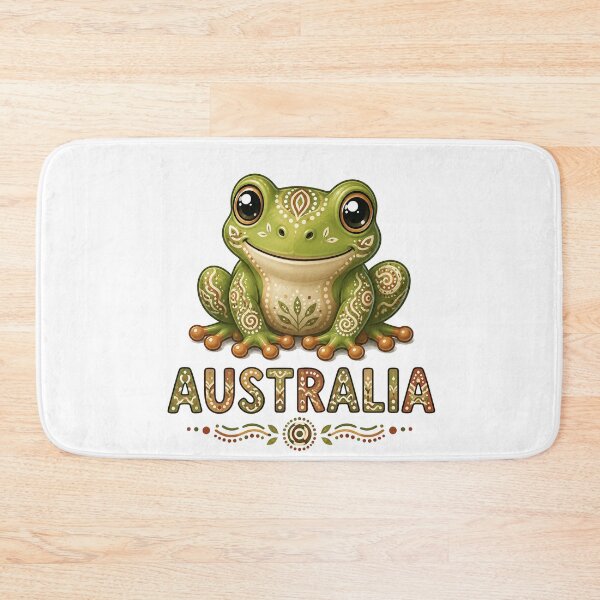 Item preview, Little Creatures of Australia – Green Tree Frog - Indigenous-Inspired Design designed and sold by Indigenous-Aus.