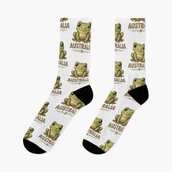 Item preview, Little Creatures of Australia – Green Tree Frog - Indigenous-Inspired Design designed and sold by Indigenous-Aus.