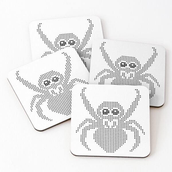 Item preview, Pixel Jumping Spider Dot Matrix - Retro Tech Arachnid Art designed and sold by Zibaldone Design.