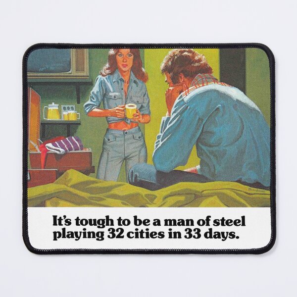 Item preview, It's Tough To Be a Man of Steel designed and sold by Steel Guitar Rags.