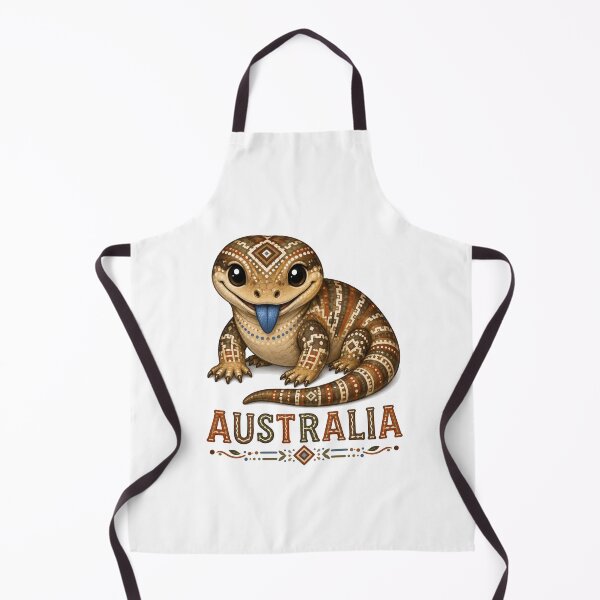 Item preview, Little Bushland Friends – Blue Tongue Lizard - Australian-Inspired Art designed and sold by Indigenous-Aus.