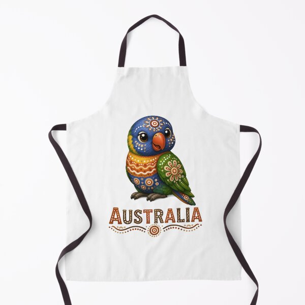 Item preview, Colourful Australian Creatures – rainbow Lorikeet - Indigenous-Inspired Design designed and sold by Indigenous-Aus.