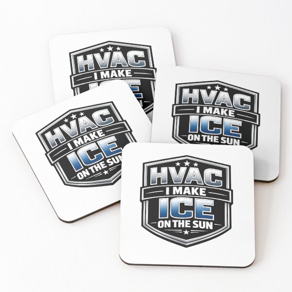Item preview, HVAC Tech Badge -“I Make Ice on the Sun” Cooling Pro Design designed and sold by FrozenHeat97.