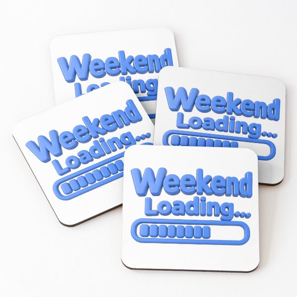 Item preview, Weekend Loading – Funny Retro Typography Design for Weekend Lovers designed and sold by ManggaeJM.