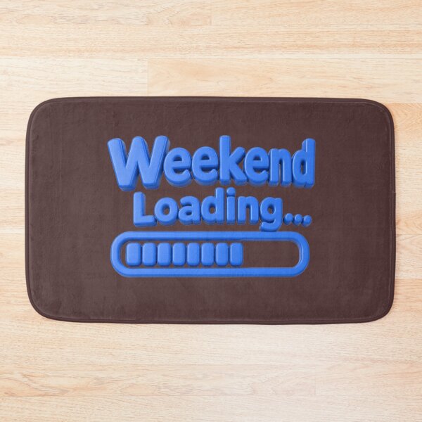 Item preview, Weekend Loading – Funny Retro Typography Design for Weekend Lovers designed and sold by ManggaeJM.