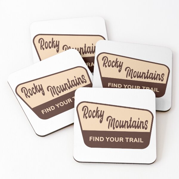 Item preview, Rocky Mountains Find Your Trail Outdoor Badge designed and sold by TrailheadStudio.