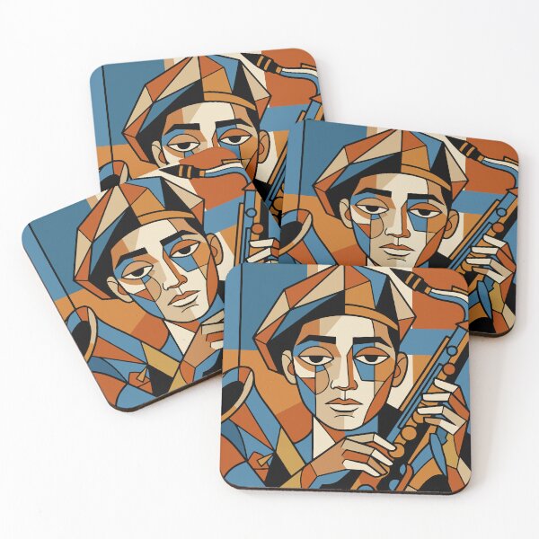 Item preview, Geometric Jazz: The Saxophonist in Cubism designed and sold by BlueBerry45.
