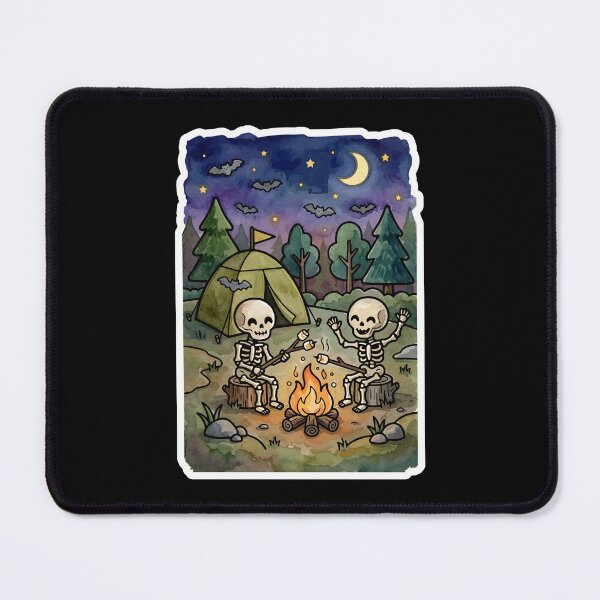 Item preview, Skeleton Camping Club - opt 2 designed and sold by jlStopMedia.