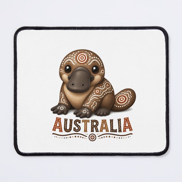 Item preview, Australian Wildlife Friends – Indigenous-Inspired Design - Platypus designed and sold by Indigenous-Aus.