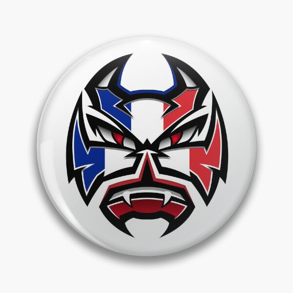 Item preview, Fabio Quartararo French Tricolor Devil Mask | MotoGP Fan Art designed and sold by Fan Art Station .