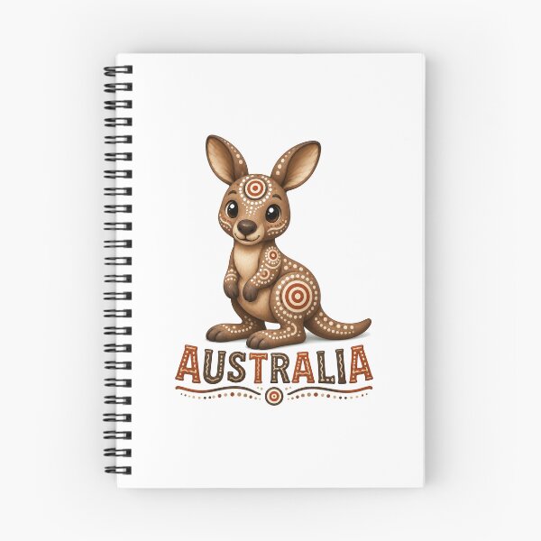 Item preview, Australian Bush Creatures – Indigenous-Inspired Art - Kangaroo designed and sold by Indigenous-Aus.