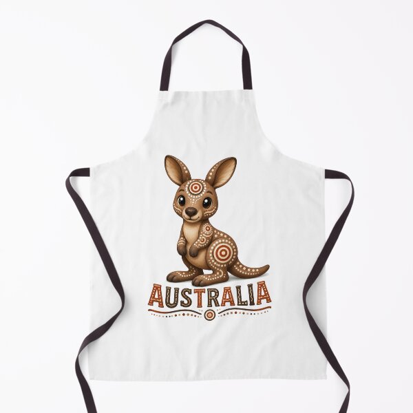 Item preview, Australian Bush Creatures – Indigenous-Inspired Art - Kangaroo designed and sold by Indigenous-Aus.