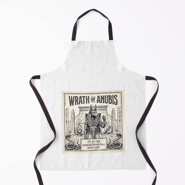 Item preview, Wrath of Anubis Hot Sauce Label designed and sold by Estalon.