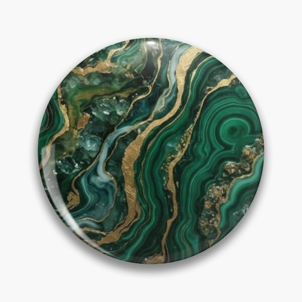 Item preview, Luxury Emerald Green and Gold Agate Marble Texture designed and sold by ATAMLEHArt.