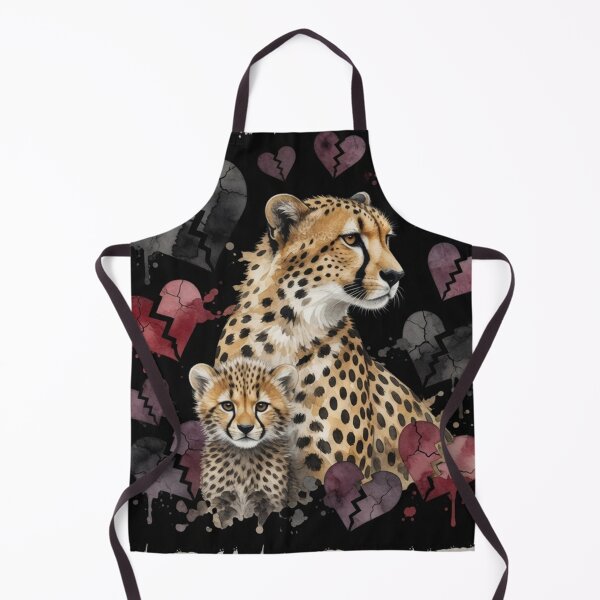 Item preview, Save Us Cheetah Mother and Cub Endangered Wildlife Conservation Art Print designed and sold by Pioneer Spirit Market.