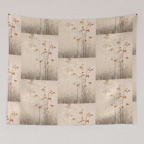 Item preview, Wabi sabi and japandi inspired abstract herbs designed and sold by filigreedigital.
