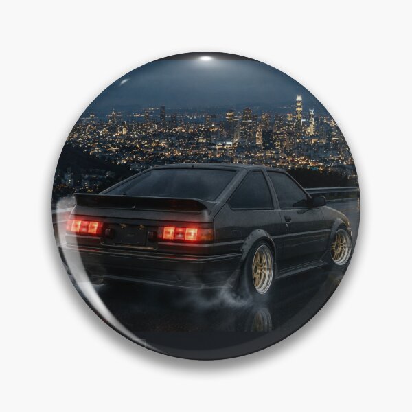 Item preview, AE86 Twin Peaks San Francisco Digital Print - Back View designed and sold by RedlineCircuit.