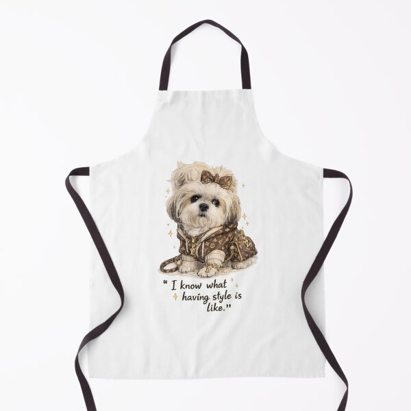 Item preview, Shih Tzu in Luxury Fashion Hoodie designed and sold by guiborges1980.