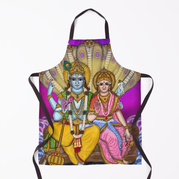 Item preview, Lakshmi Narayana Artwork | Divine Hindu God Digital Painting Illustration designed and sold by Harshit_Digital_Arts.