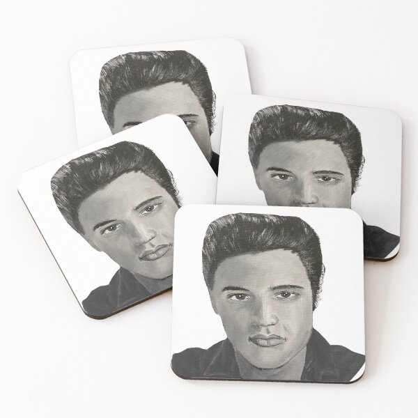 Item preview, Acrylic Painting of Elvis Presley designed and sold by art-by-natarsha.