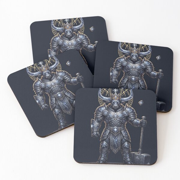 Item preview, Celestial Minotaur Guardian | Temple Steward of the Stars designed and sold by Origamoart.