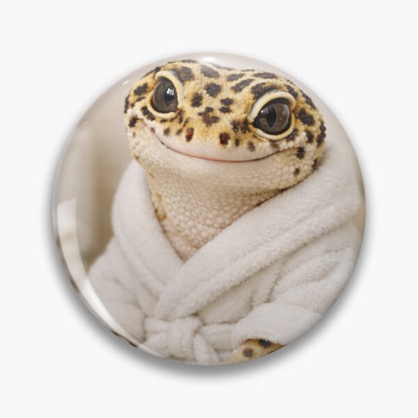 Item preview, Cozy Bathrobe Leopard Gecko designed and sold by Sillytoe.