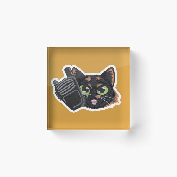 Item preview, Walkie Talkie Cat designed and sold by TheMuseMirage.