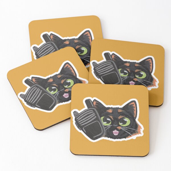 Item preview, Walkie Talkie Cat designed and sold by TheMuseMirage.