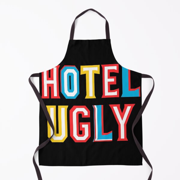 Item preview, HOTEL UGLY Neon Sign Style Text Display designed and sold by RoseArtGraphic.