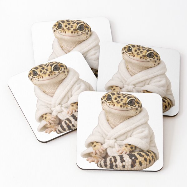Item preview, Bathrobe Leopard Gecko designed and sold by Sillytoe.