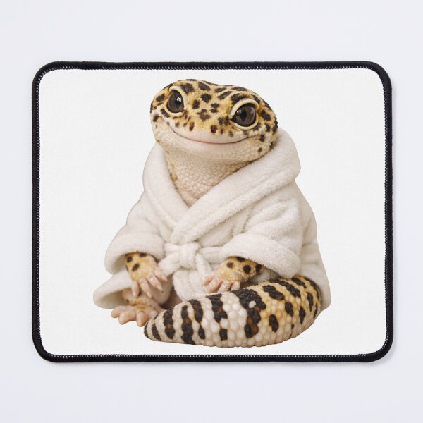 Item preview, Bathrobe Leopard Gecko designed and sold by Sillytoe.