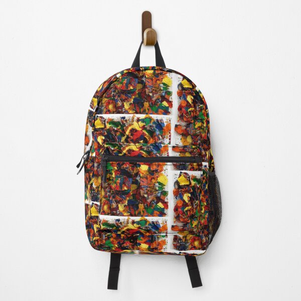 Item preview, Crumpled Color Explosion Abstract Art designed and sold by THE SPLATTERED HAUS BY SAGE BANKS.