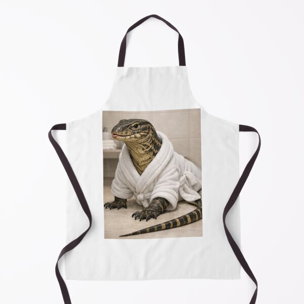 Item preview, Cozy Bathrobe Nile Monitor designed and sold by Sillytoe.