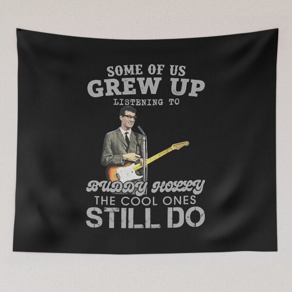 Item preview, Grew Up Listening To Buddy Holly Still Do designed and sold by TeeParteaArt.