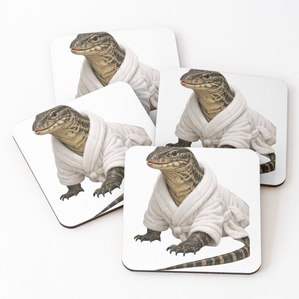 Item preview, Bathrobe Nile Monitor designed and sold by Sillytoe.