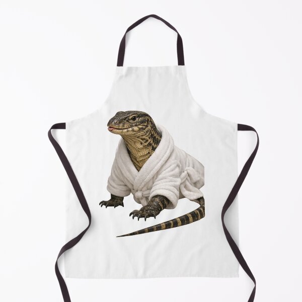 Item preview, Bathrobe Nile Monitor designed and sold by Sillytoe.