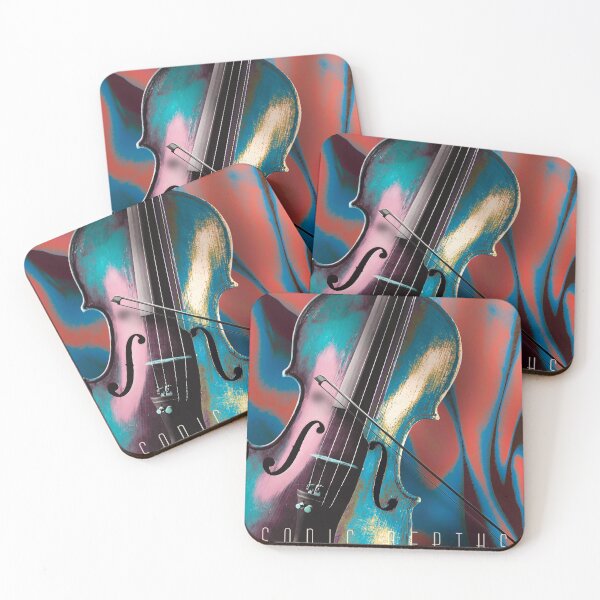 Item preview, Sonic Depths Abstract Violin Music Poster designed and sold by AXENT Designs.